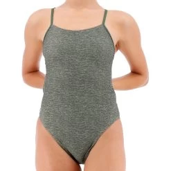 TYR Women's Lapped Cutoutfit Swimsuit - Olive