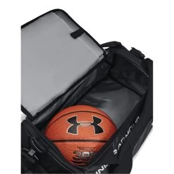 Under Armour UA Contain Duo SM Backpack Duffle - Black / Metallic Silver -Aqua Fit Shop under armour ua contain duo sm backpack duffle black 5 1472740