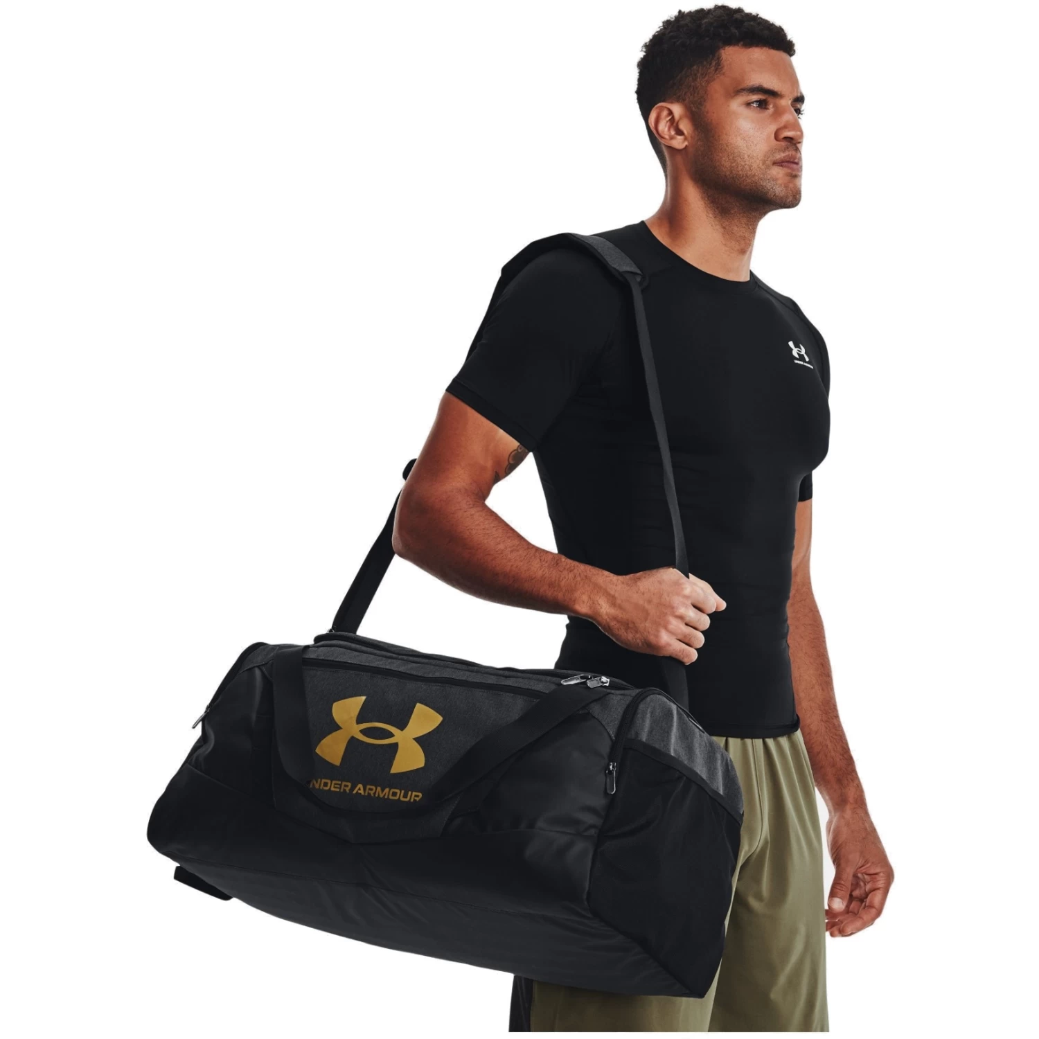 Under Armour UA Undeniable 5.0 MD Duffle Bag - Black Medium Heather 10 Under Armour UA Undeniable 5.0 MD Duffle Bag - Black Medium Heather - Image 8