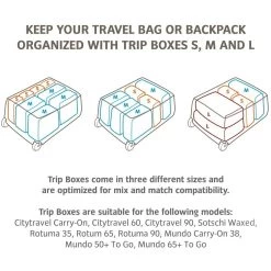 Vaude Trip Box M Packing Cube - 10L - Black -Aqua Fit Shop vaude mundo 50 plusto go backpack 6 1087564 2