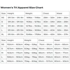 Zone3 Women's Activate Plus Kona Speed Short Sleeve Full Zip Trisuit - Black/white/orange 7 Zone3 Women's Activate Plus Kona Speed Short Sleeve Full Zip Trisuit - Black/white/orange -Aqua Fit Shop womens tri size chart 979105