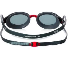 Zoggs Predator Swimming Goggles - Polarized Smoke Lenses - Small Fit - Grey/Grey -Aqua Fit Shop zoggs predator swimming goggles polarized smoke lenses regular fit grey grey 5 1386360