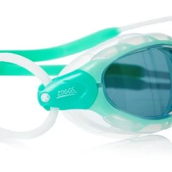 Zoggs Predator Swimming Goggles - Tint Smoke Lenses - Regular Fit - Green/Clear -Aqua Fit Shop zoggs predator swimming goggles tint smoke lenses small fit green clear 5 1384357