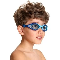 Zoggs Sonic Air Junior 2.0 Goggles - Blue/Orange/Tint -Aqua Fit Shop zoggs sonic air junior goggle 2 890036