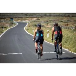 Zone3 Women's Activate Trisuit - Black/turquoise -Aqua Fit Shop zone women activate trisuit black turquoise 11 1461243