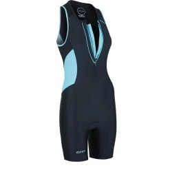 Zone3 Women's Activate Trisuit - Black/turquoise -Aqua Fit Shop zone women activate trisuit black turquoise 4 1461236