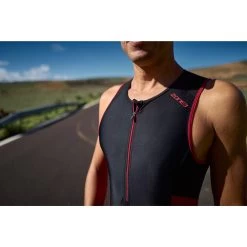 Zone3 Activate Trisuit - Black/red -Aqua Fit Shop zone3 activate trisuit black red 5 1461257