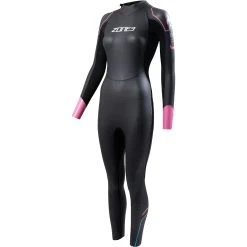 Zone3 Aspect Women's Breaststroke Wetsuit - Black/pink