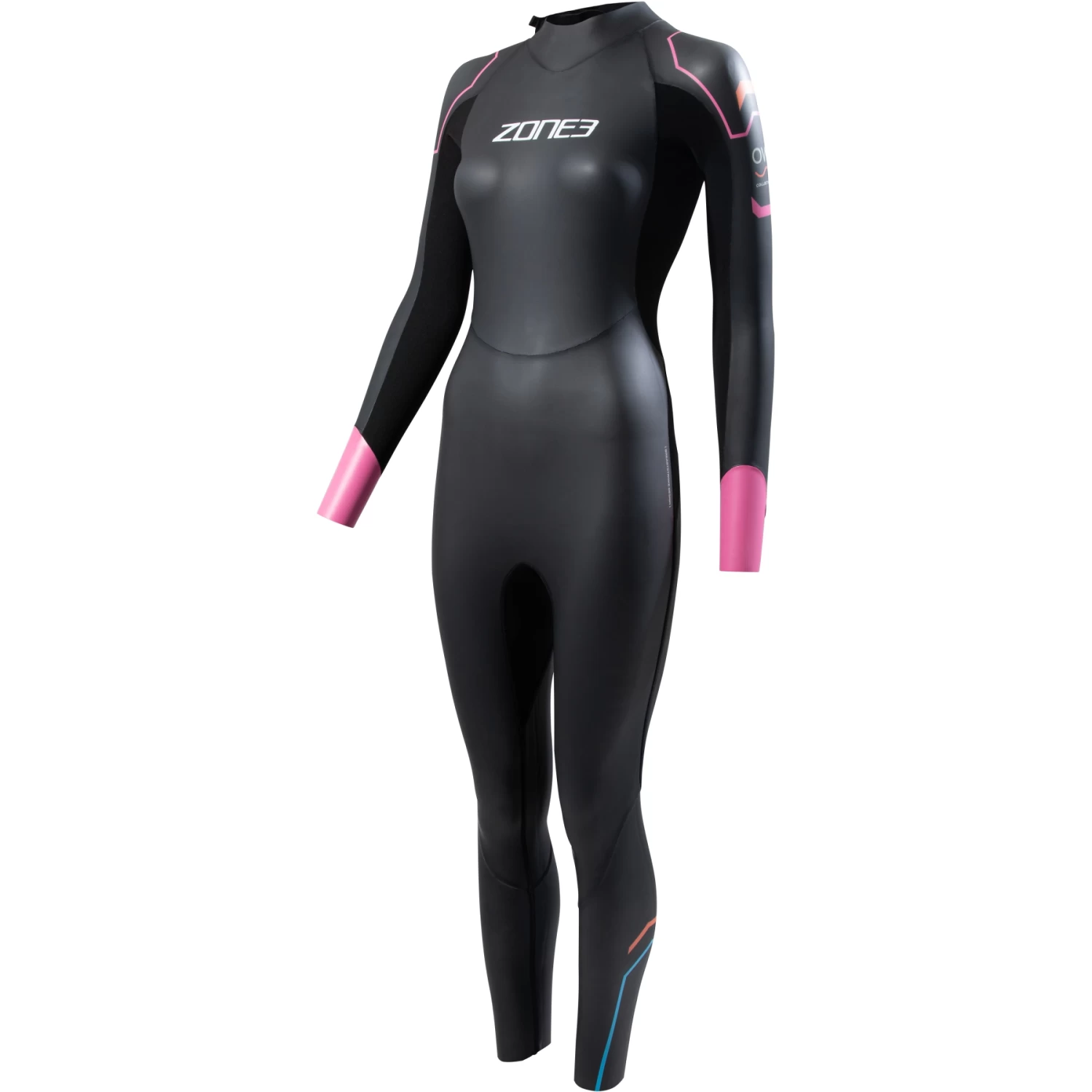 Zone3 Aspect Women's Breaststroke Wetsuit - Black/pink 3 Zone3 Aspect Women's Breaststroke Wetsuit - Black/pink