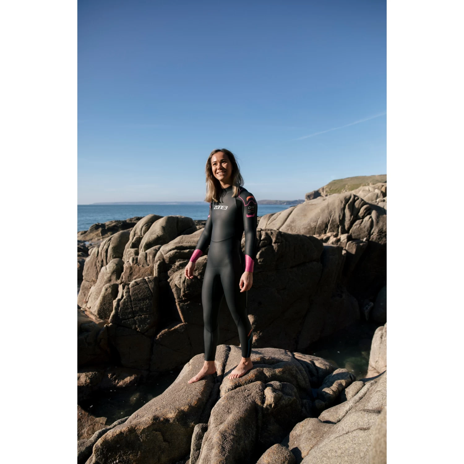 Zone3 Aspect Women's Breaststroke Wetsuit - Black/pink 9 Zone3 Aspect Women's Breaststroke Wetsuit - Black/pink - Image 7