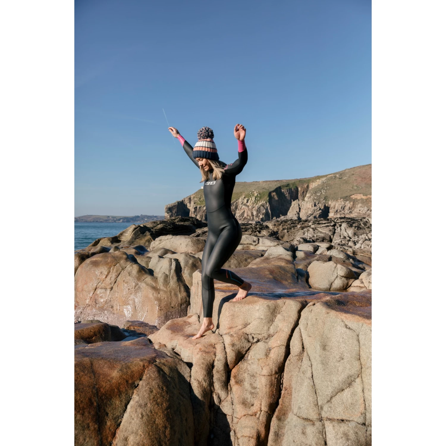 Zone3 Aspect Women's Breaststroke Wetsuit - Black/pink 12 Zone3 Aspect Women's Breaststroke Wetsuit - Black/pink - Image 10