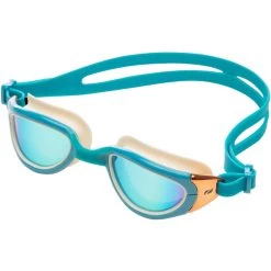 Zone3 Attack Swim Goggles - Polarised - Teal/cream/copper