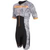 Zone3 Men's Activate Plus Kona Speed Short Sleeve Full Zip Trisuit - Black/white/orange -Aqua Fit Shop zone3 mens activateplus kona speed short sleeve full zip trisuit black white orange 1 978131