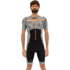 Zone3 Men's Activate Plus Kona Speed Short Sleeve Full Zip Trisuit - Black/white/orange 13 Zone3 Men's Activate Plus Kona Speed Short Sleeve Full Zip Trisuit - Black/white/orange -Aqua Fit Shop zone3 mens activateplus kona speed short sleeve full zip trisuit black white orange 3 978133
