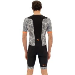 Zone3 Men's Activate Plus Kona Speed Short Sleeve Full Zip Trisuit - Black/white/orange 14 Zone3 Men's Activate Plus Kona Speed Short Sleeve Full Zip Trisuit - Black/white/orange -Aqua Fit Shop zone3 mens activateplus kona speed short sleeve full zip trisuit black white orange 4 978134