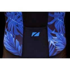 Zone3 Men's Activate Plus Tropical Palm Sleeveless Trisuit - Navy/blue -Aqua Fit Shop zone3 mens activateplus tropical palm sleeveless trisuit navy blue 6 978234