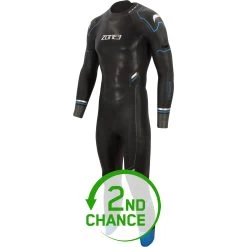 Zone3 Men's Advance Wetsuit - Black/blue/gunmetal - 2nd Choice