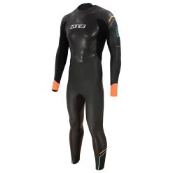 Zone3 Men's Aspect Breaststroke Wetsuit - Black/blue/orange