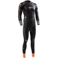 Zone3 Men's Aspire Thermal Wetsuit - Black/orange