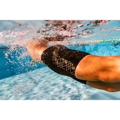 Zone3 Men's Iconic Swim Jammers - Black/grey/gold -Aqua Fit Shop zone3 mens iconic swim jammers black grey gold 3 1152659