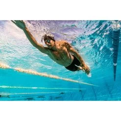 Zone3 Men's Iconic Swim Jammers - Black/grey/gold -Aqua Fit Shop zone3 mens iconic swim jammers black grey gold 4 1152660