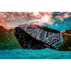 Zone3 Men's Kona Speed Jammers - Tribal Print - Black/white/orange -Aqua Fit Shop zone3 mens kona speed jammers tribal print black white orange 7 978429