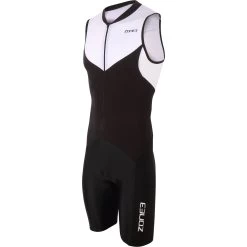 Zone3 Men's Lava Long Distance Tri Suit - Black/white/red