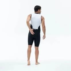 Zone3 Men's Lava Long Distance Tri Suit - Black/white/red -Aqua Fit Shop zone3 mens lava long distance tri suit black white red 4 978549