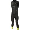 Zone3 Men's Sleeveless Vision Wetsuit - Black/lime/gunmetal -Aqua Fit Shop zone3 mens sleeveless vision wetsuit black lime gunmetal 1 1152780
