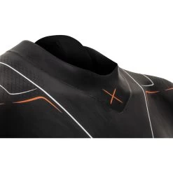 Zone3 Men's Vanquish-X Wetsuit - Black/orange -Aqua Fit Shop zone3 mens vanquish x wetsuit black orange 3 1195995