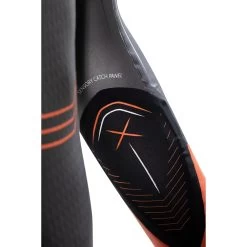 Zone3 Men's Vanquish-X Wetsuit - Black/orange -Aqua Fit Shop zone3 mens vanquish x wetsuit black orange 5 1195997