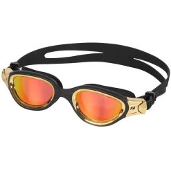 Zone3 Venator-X Swim Goggles - Polarized - Black/metallic Gold - Polarized Revo Gold Lens