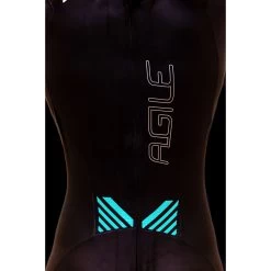 Zone3 Women's Agile Wetsuit - Black/Pink/Turquoise -Aqua Fit Shop zone3 womens agile wetsuit black pink turquoise 6 978913