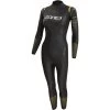 Zone3 Women's Aspect Thermal Breaststroke Wetsuit - Black/Orange/Yellow -Aqua Fit Shop zone3 womens aspect thermal breaststroke wetsuit black orange yellow 1 1085954