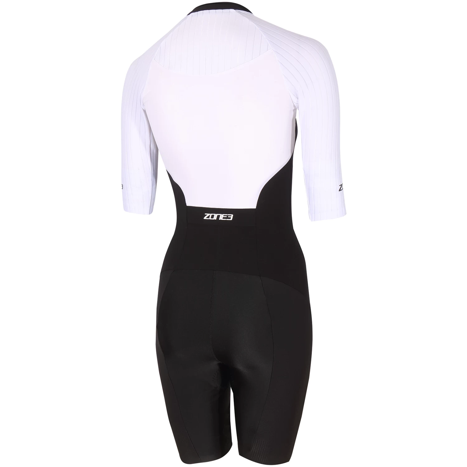 Zone3 Women's Lava Long Distance Full Zip Short Sleeve Tri Suit - Black/white/green 4 Zone3 Women's Lava Long Distance Full Zip Short Sleeve Tri Suit - Black/white/green - Image 2