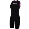 Zone3 Women's Streamline Sleeveless Swimskin - Black/purple -Aqua Fit Shop zone3 womens streamline sleeveless swimskin black purple 1 1152997