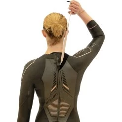 Zone3 Women's Vision Wetsuit - Black/rose Pink/gunmetal -Aqua Fit Shop zone3 womens vision wetsuit black rose pink gunmetal 4 979384