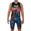ZOOT Men's Ltd Tri Sleeveless Full Zip Racesuit - 40 Years -Aqua Fit Shop zoot men ltd tri sleeveless full zip racesuit 40 years 1 1463767