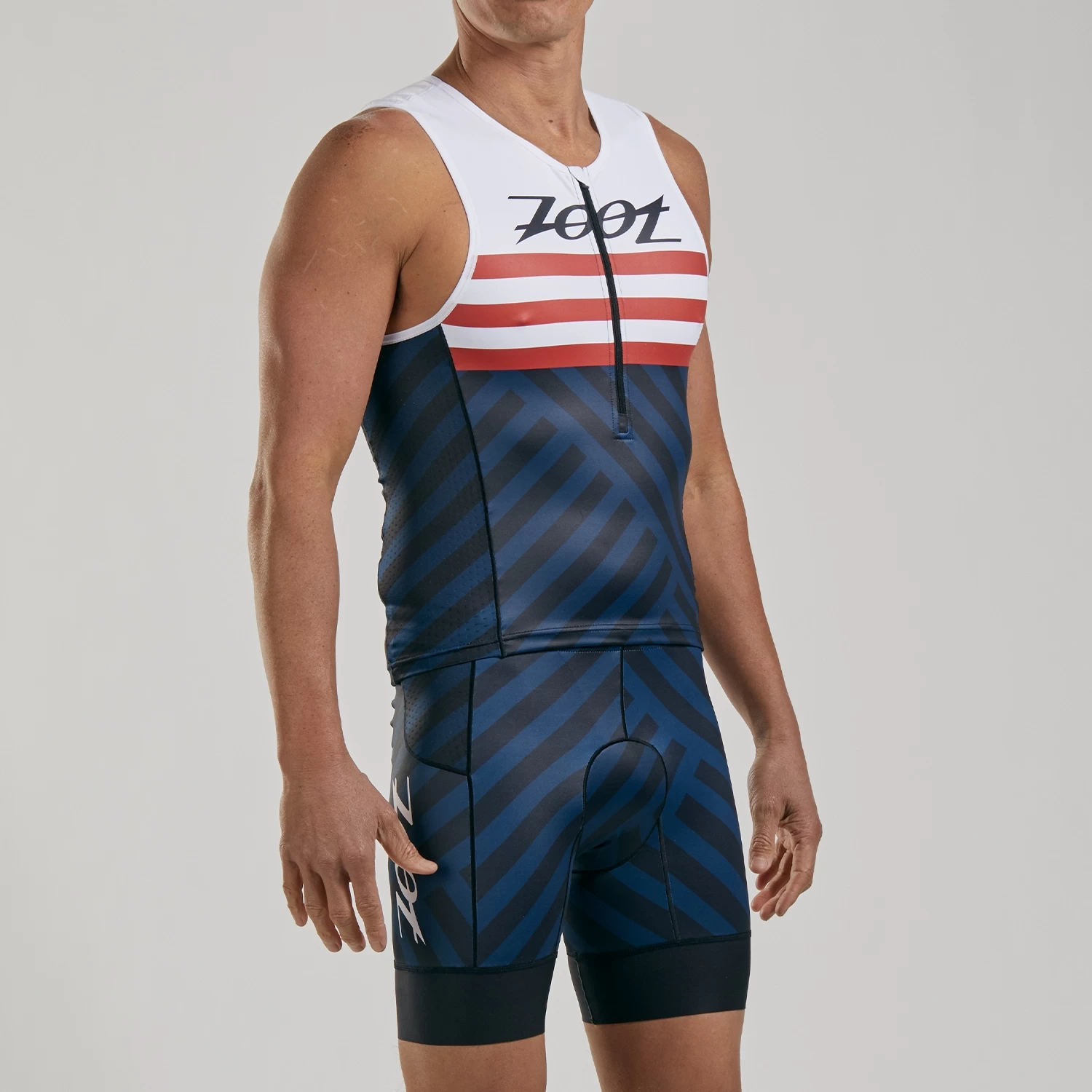ZOOT Men's LTD Triathlon Tank Top - Riviera 4 ZOOT Men's LTD Triathlon Tank Top - Riviera - Image 2