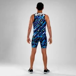 ZOOT Men's Ltd Tri Tank - Unbreakable -Aqua Fit Shop zoot men ltd tri tank unbreakable 6 1461906