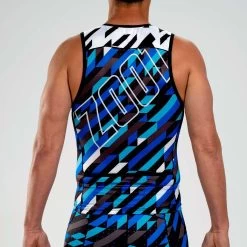 ZOOT Men's Ltd Tri Tank - Unbreakable -Aqua Fit Shop zoot men ltd tri tank unbreakable 7 1461907