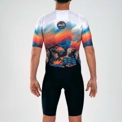 ZOOT Men's Ultra Tri P1 Racesuit - 40 Years -Aqua Fit Shop zoot men ultra tri p1 racesuit 40 years 13 1463817