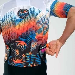 ZOOT Men's Ultra Tri P1 Racesuit - 40 Years -Aqua Fit Shop zoot men ultra tri p1 racesuit 40 years 16 1463820