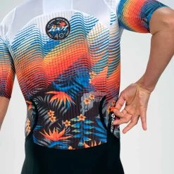 ZOOT Men's Ultra Tri P1 Racesuit - 40 Years -Aqua Fit Shop zoot men ultra tri p1 racesuit 40 years 17 1463821