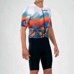 ZOOT Men's Ultra Tri P1 Racesuit - 40 Years -Aqua Fit Shop zoot men ultra tri p1 racesuit 40 years 3 1463807