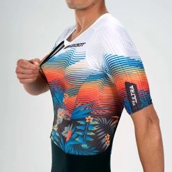 ZOOT Men's Ultra Tri P1 Racesuit - 40 Years -Aqua Fit Shop zoot men ultra tri p1 racesuit 40 years 7 1463811