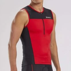 Aqua Fit Shop -Aqua Fit Shop zoot mens core tri tank cardinal 2 1199639
