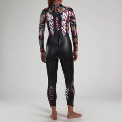 ZOOT Women's Kona 2.0 Wetsuit - Pink Flora -Aqua Fit Shop zoot women kona 2 0 wetsuit pink flora 4 1462395