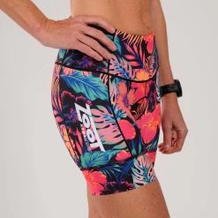 ZOOT Women's Ltd Tri 6 Inch Short - 40 Years -Aqua Fit Shop zoot women ltd tri 6 inch short 40 years 3 1464017