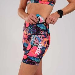 ZOOT Women's Ltd Tri 6 Inch Short - 40 Years -Aqua Fit Shop zoot women ltd tri 6 inch short 40 years 6 1464020